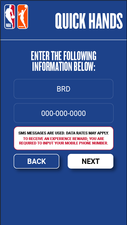 Lids NBA Enter User Info Screen Lids_NBA_Enter_User_Agreement